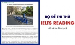 Bộ đề thi thử IELTS Reading mới nhất (Update liên tục)