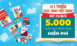 Cùng Aland Tặng Sách Vì 1 Triệu Học Sinh Việt Đạt 7.0 IELTS