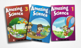 Trẻ học tiếng Anh toàn diện cùng Amazing Science 1, 2, 3