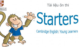 7 đề thi thử Starters Cambridge tốt nhất