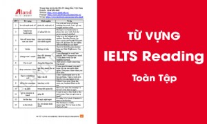 Từ vựng IELTS Reading toàn tập [Chi tiết theo từng chủ đề]