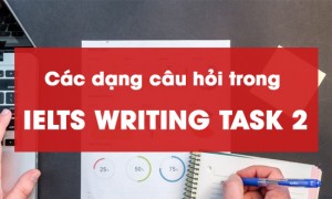 Các dạng câu hỏi trong IELTS Writing Task 2