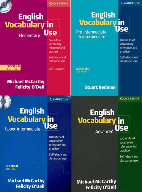 trọn bộ 4 cuốn English Vocabulary in Use