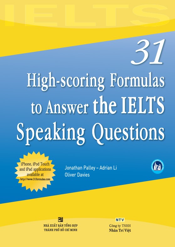 sách 31 High-scoring Formulas to Answer the IELTS Speaking Questions