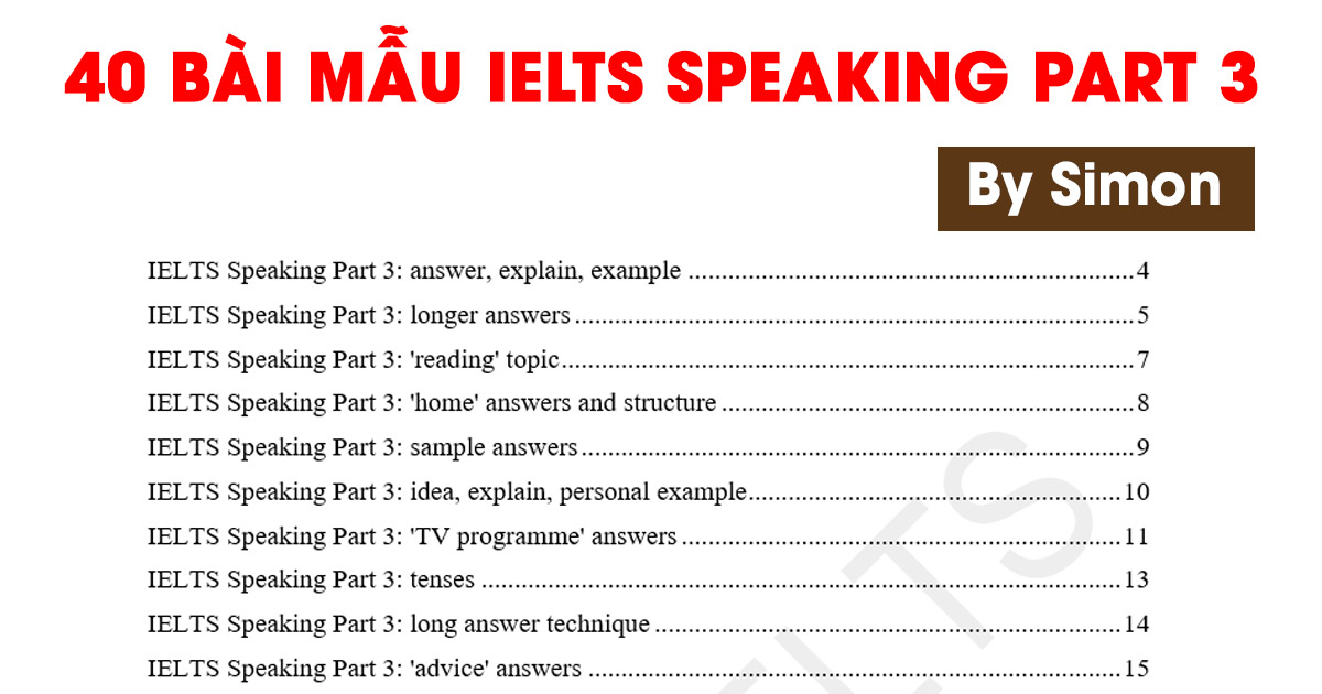 T ng h p b i m u ielts speaking part 3 hay nh t aland english