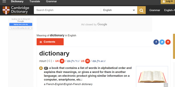 Cambridge Dictionary