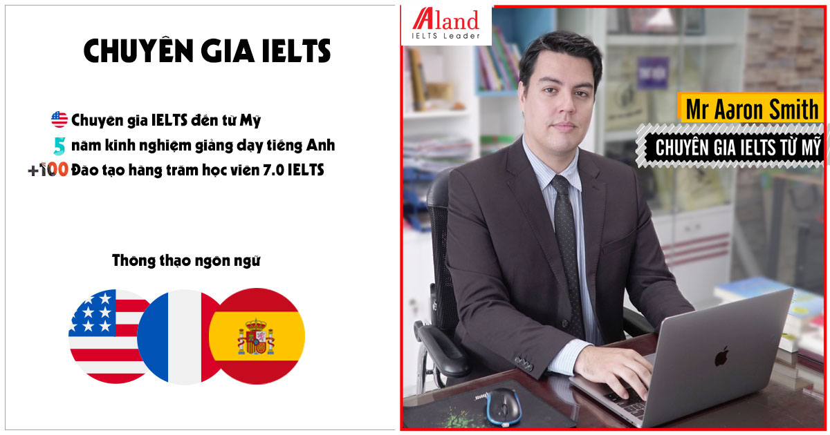 Thầy Aaron - chuyên gia IELTS | Aland IELTS