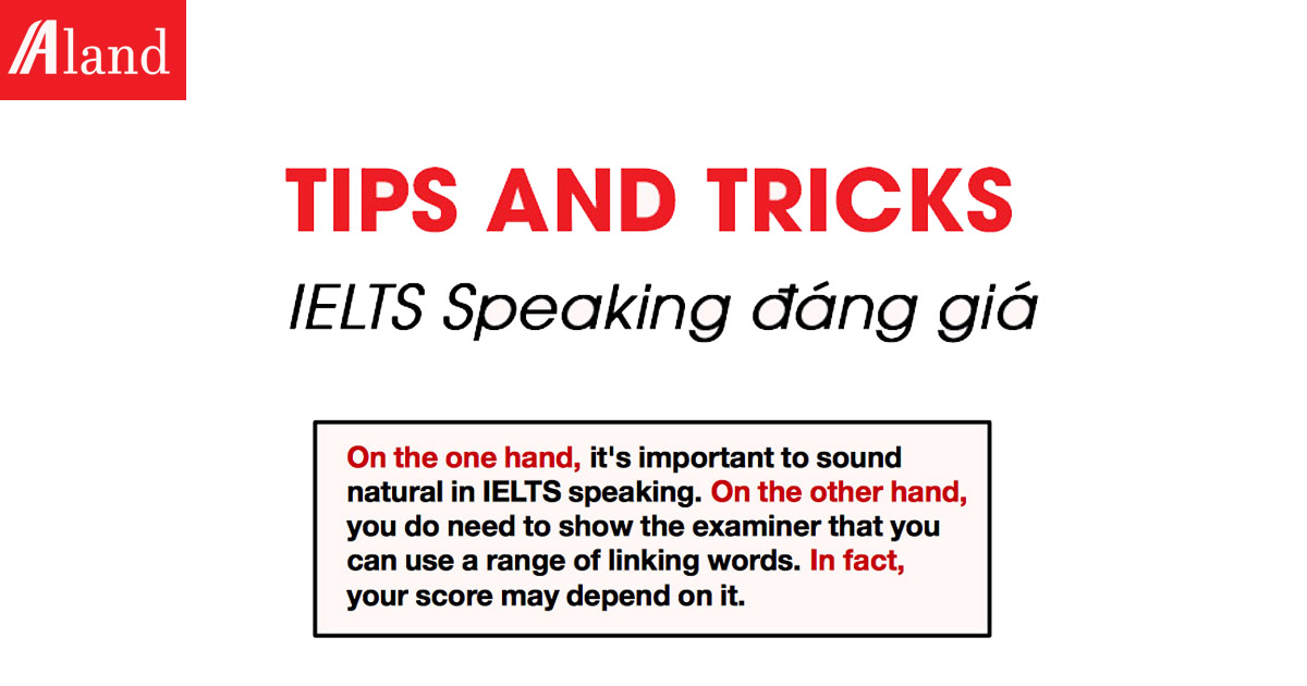 Tips hiệu quả cho IELTS Speaking