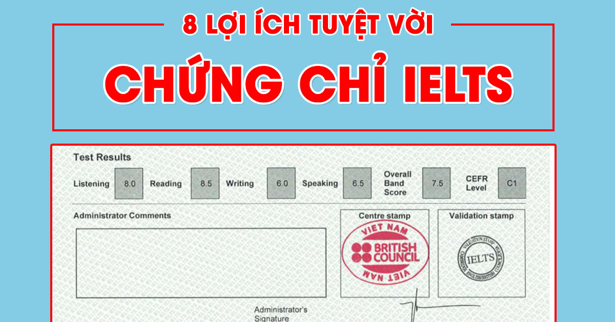 8 lợi ích tuyệt vời của chứng chỉ IELTS quốc tế bạn nên biết - Aland ...