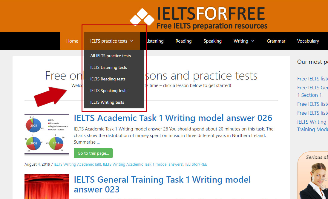 ielts for free - 6 nguồn thi thử IELTS hay nhất