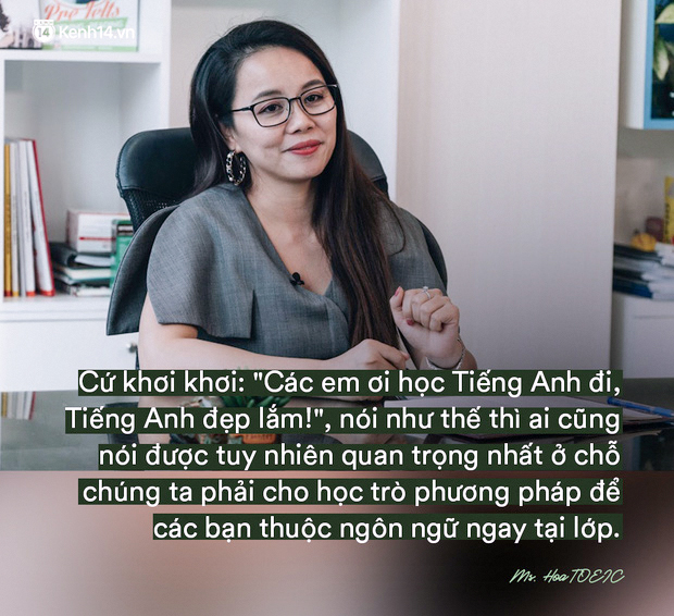 Ms Hoa chia se ve viec day tieng anh 2