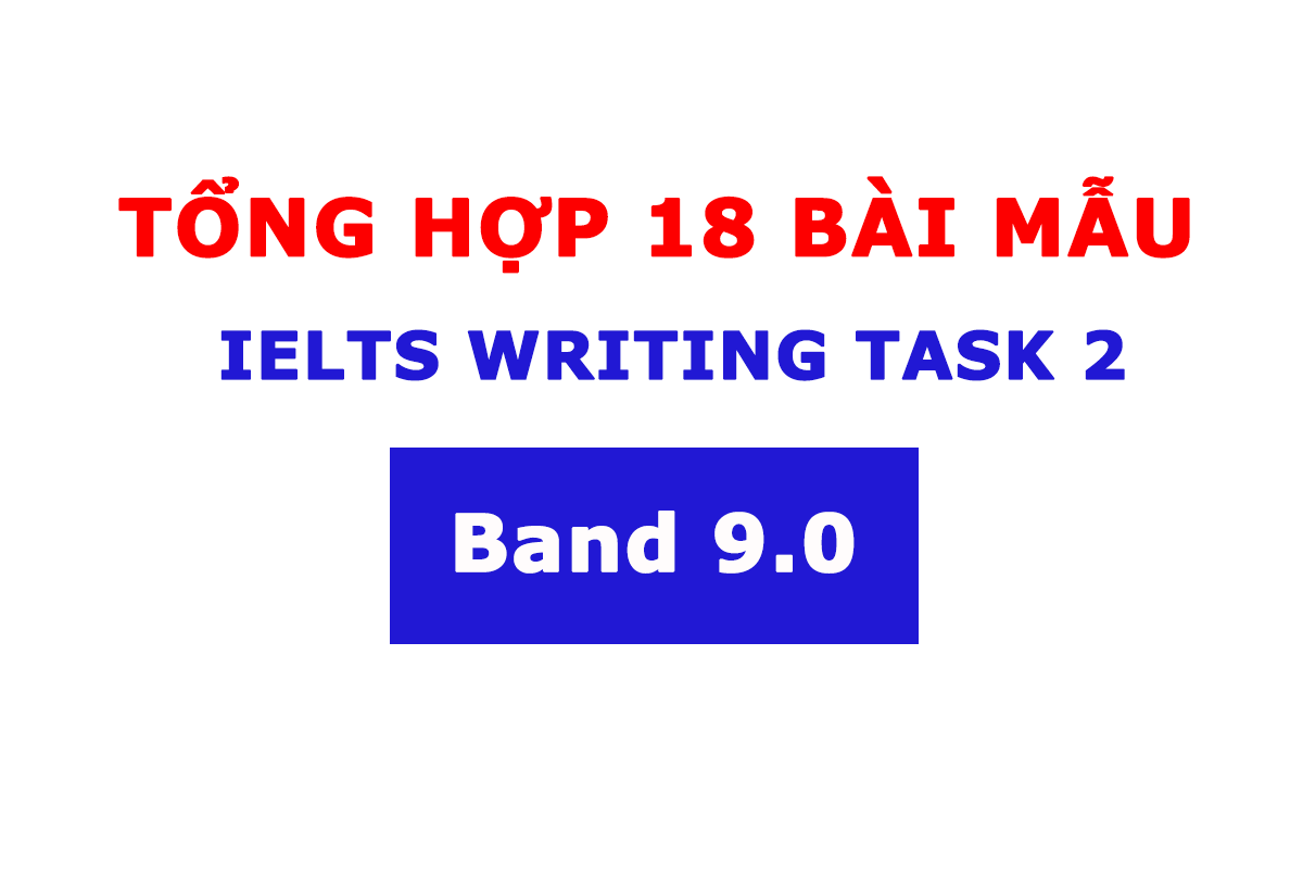 Bài mẫu writing task 2 image